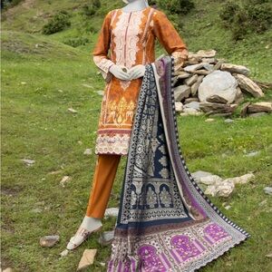 Pakistani Indian - 3 Piece Suit - NWT - Junaid Jamshed